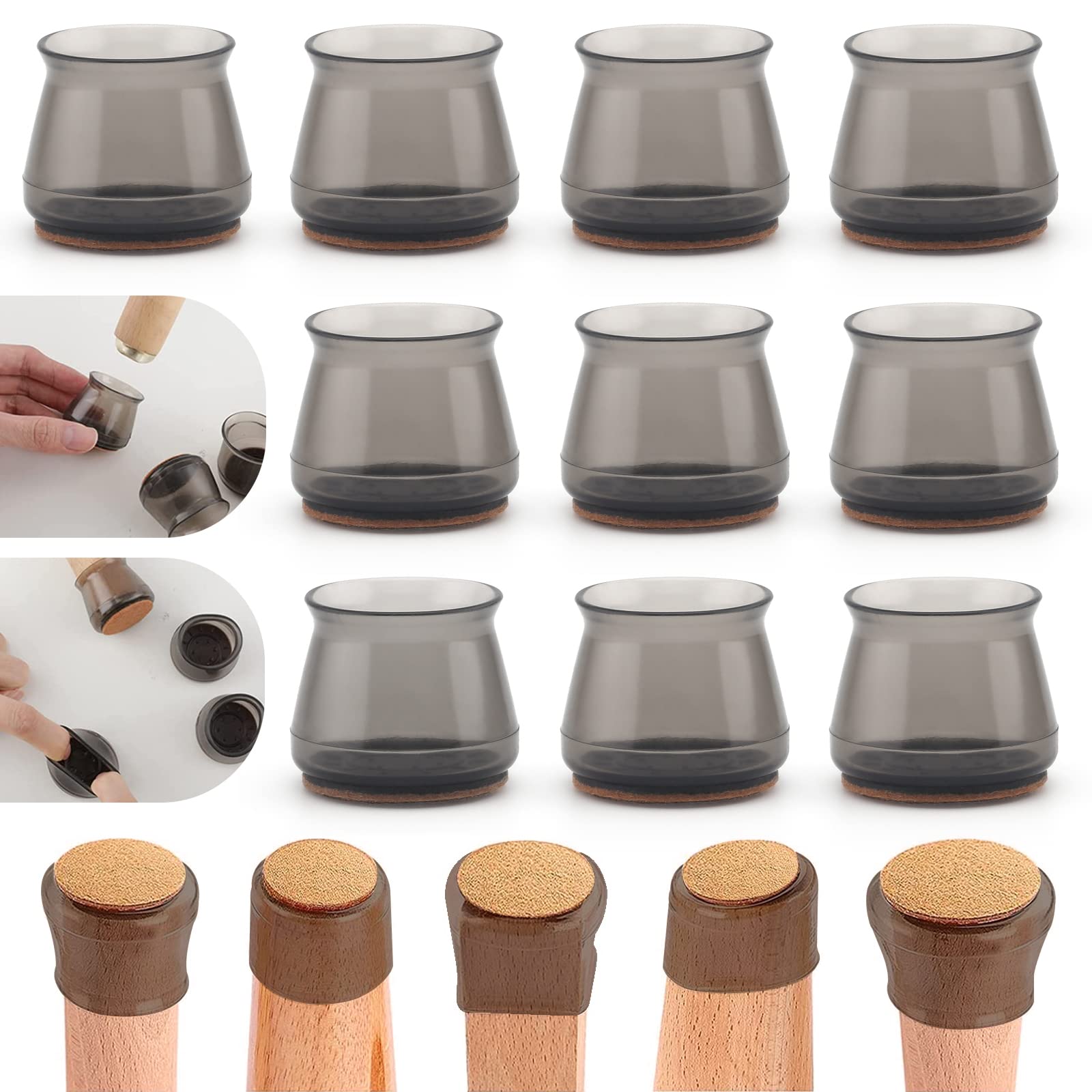 Buy Silicone Chair Leg Floor Protectors for Hardwood Floors Chair Leg