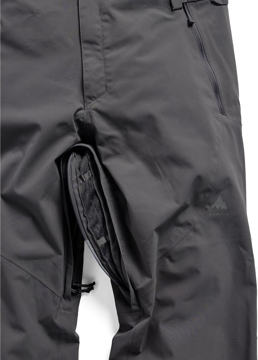 Burton Men's Reserve 2L Stretch Bib Pants, Gotham Gray, X-Large