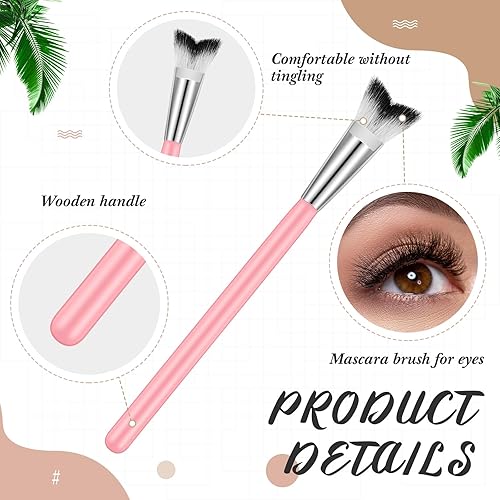 Miniatura 3 de Mifoci 30 piezas de cepillo de limpieza de pestañas esponjoso, champú Swoop, cepillo curvo de pestañas para limpieza, extensión de pestañas, cepillo