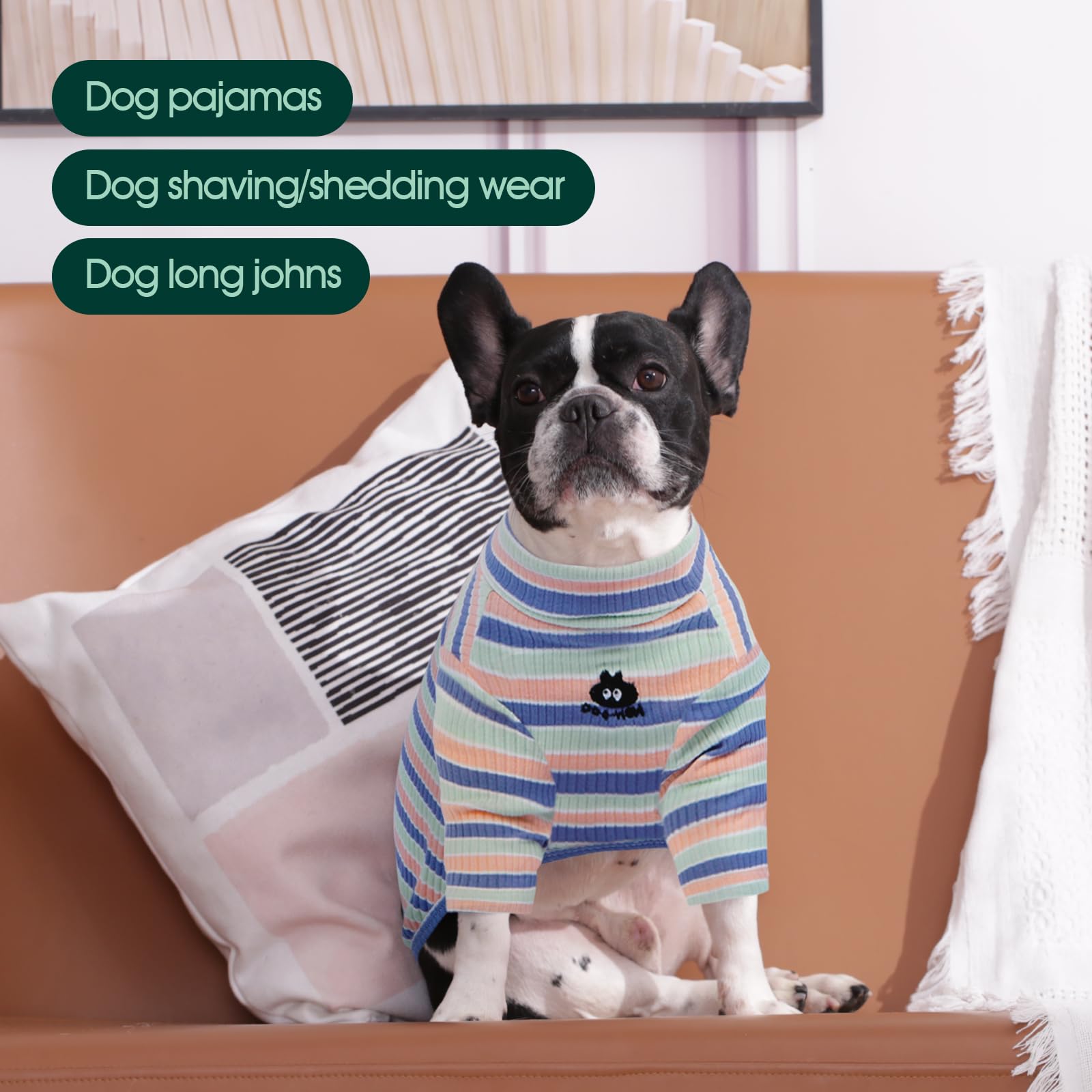 Kuoser Dog Jumper, Warm Dog Sweater, Dog Jumpers Medium Size, Dog Pyjamas, Dog Pyjamas for Medium Dogs Dog Onesie - Image 4