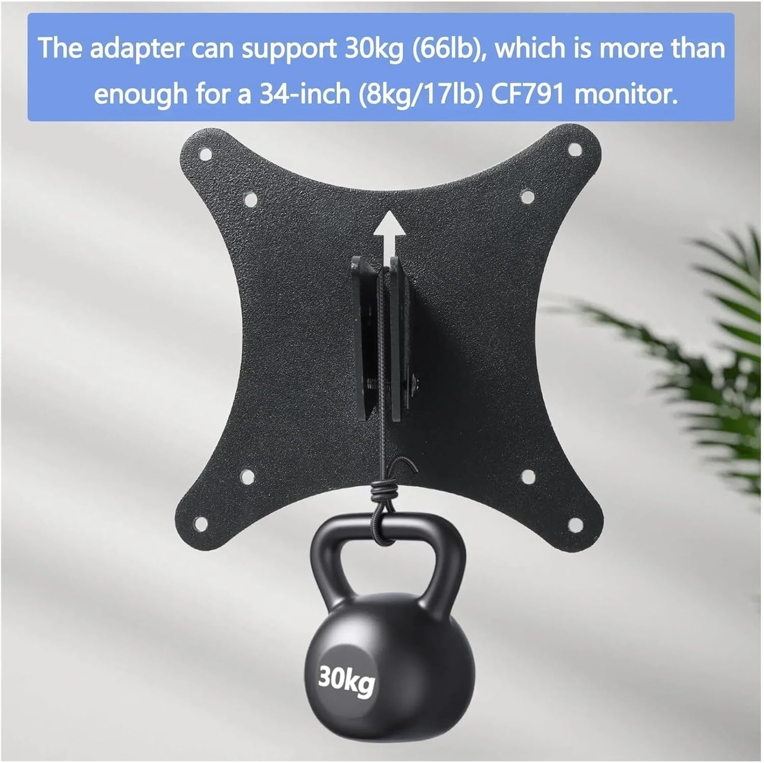 34-Inch Curved Monitor Wall Mount Adapter Compatible with CF791 CJ791 LC34J791WTR LC34J791WTUXEN LC34J791WTXNZA TV Accessories Black Bracket for Enhanced Viewing Experien