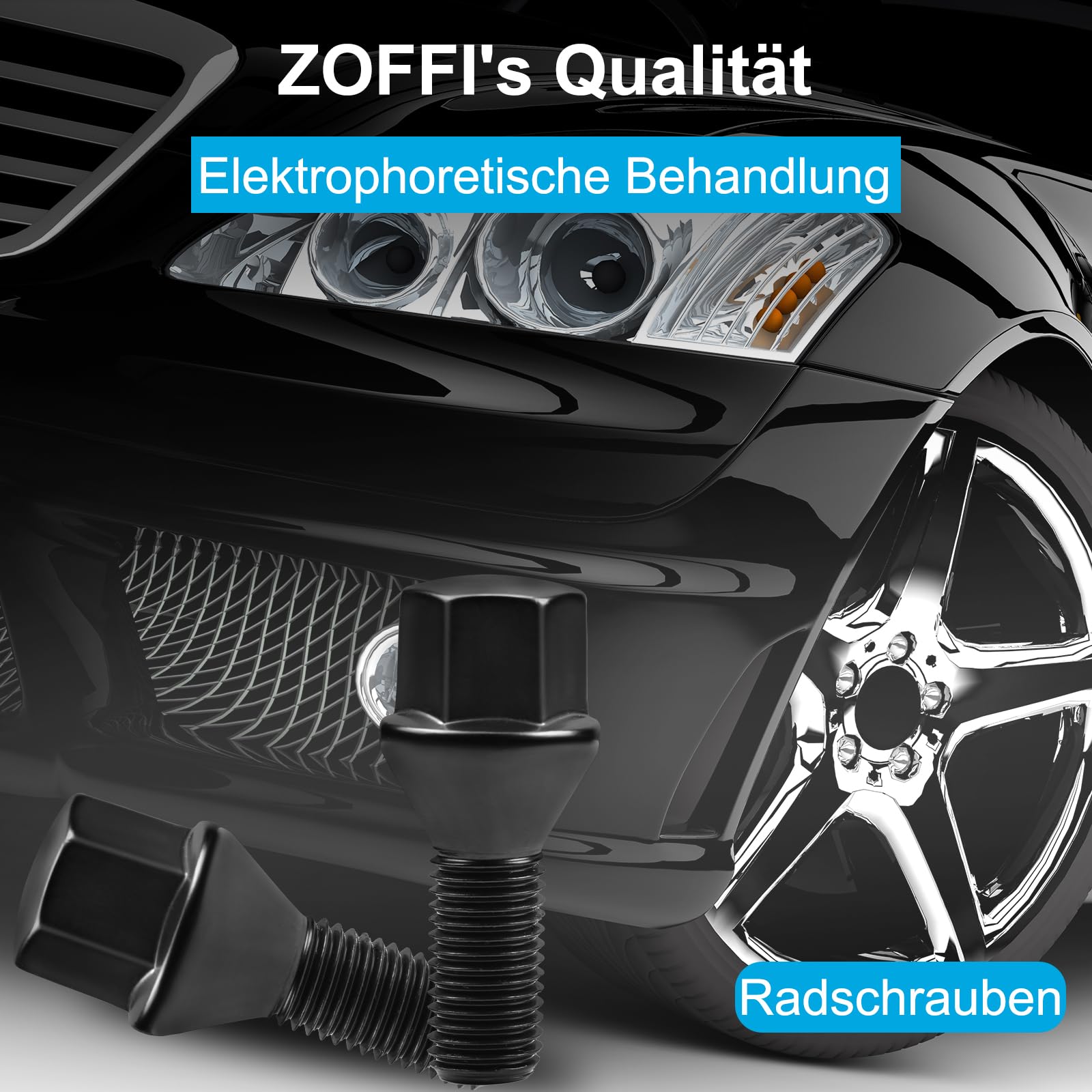 Bullone Ruota Argento M12x1,5 Conico 60° 24mm Per Dacia - Foto 10