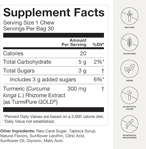 Miniatura 6 de HumanN Superuvas y masticables de cúrcuma