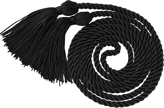 GradClassical Graduation Honor Cord 68" Black