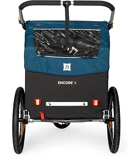 Miniatura 2 de Burley Encore X remolque y cochecito de bicicleta para niños de 2 asientos