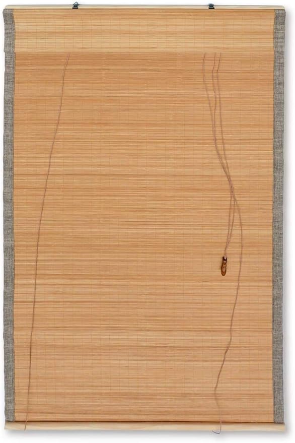 Amazon Ybaymy 竹すだれ 竹製スクリーン 遮光 竹すだれ 室内 すだれカーテン竹 目隠しすだれブラインド 日除け 通気 ロールスクリーン竹 すだれ 90cm 180cm すだれ オンライン通販