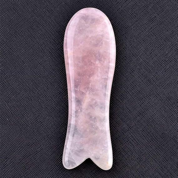 GuaSha Board Natural Crystal Scrapping Plate,100% handnade guasha Scraper for Beauty Body Skin Smooth and Care Massage Tool -Spa,Salon,Acupuncture,Therapy