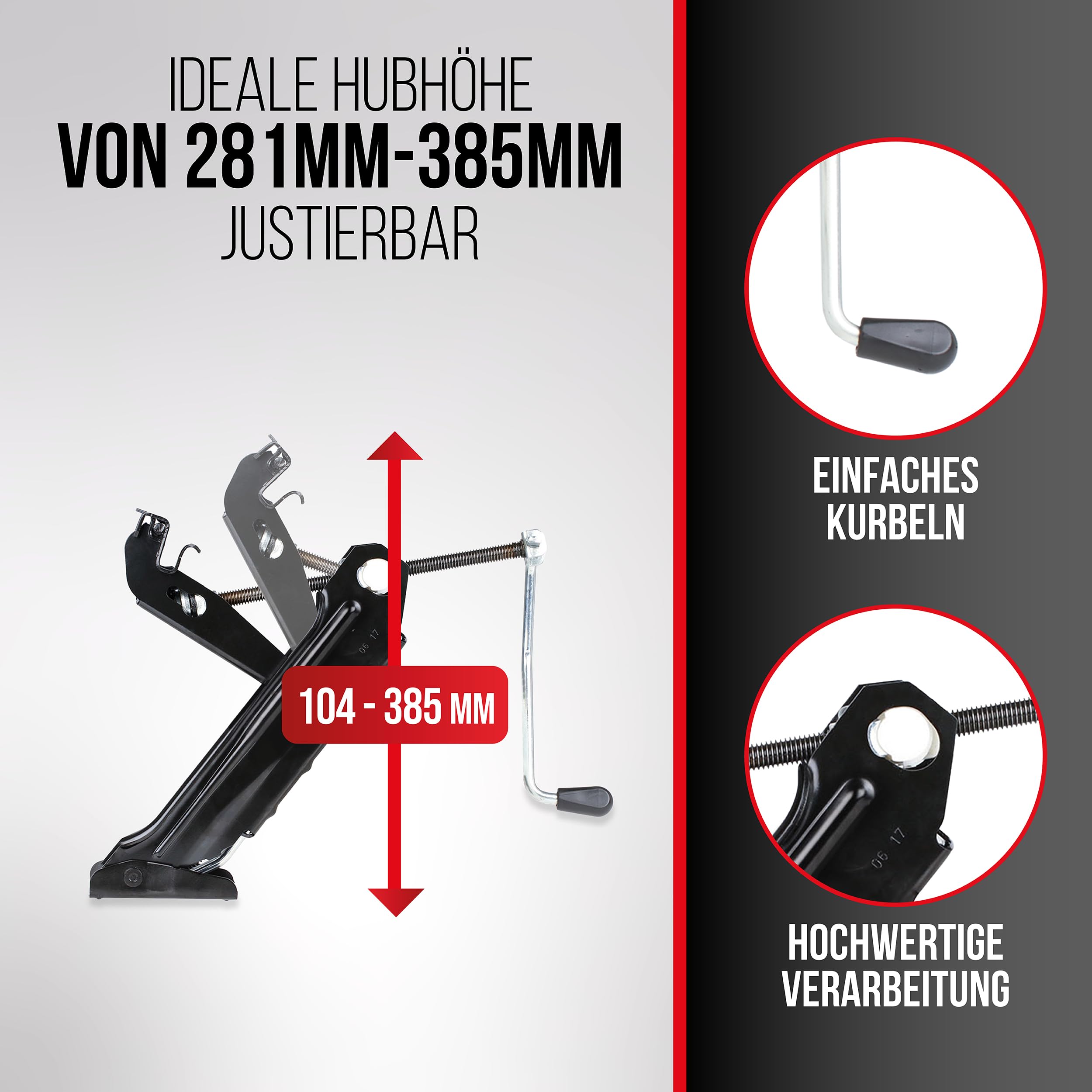 HEYNER® OEM Wagenheber I Made in EU I passend für VW Golf & SEAT Leon & Skoda Octavia & Audi A3