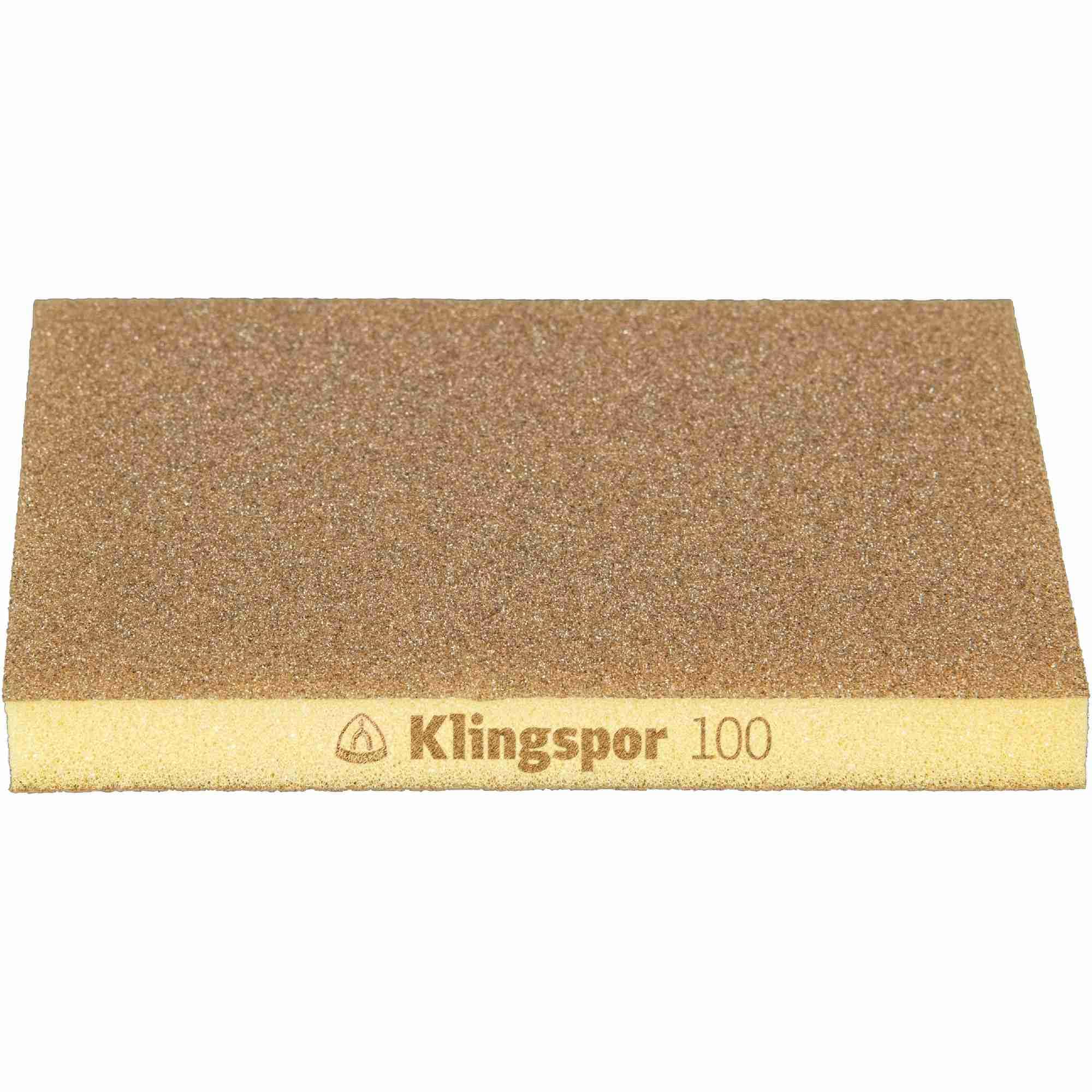 Nuevo! Klingspor SW 501 TR - Esponja abrasiva (123 x 96 x 12,5 mm, 100 unidades, grano 150)