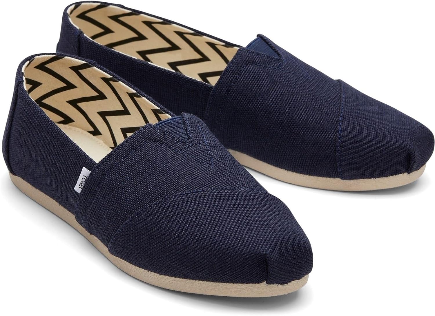 Toms Womens Classic Alpargata with Heritage Canvas Navy 1, 9 Medium - Image 3