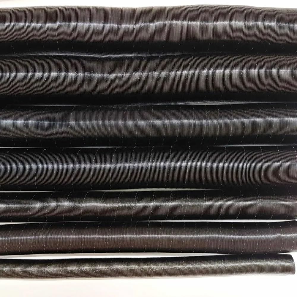 25/42/60/75mm Car Air Heater Exhaust Duct Pipe Hose, Black, 1pcs(25mm long 200cm)