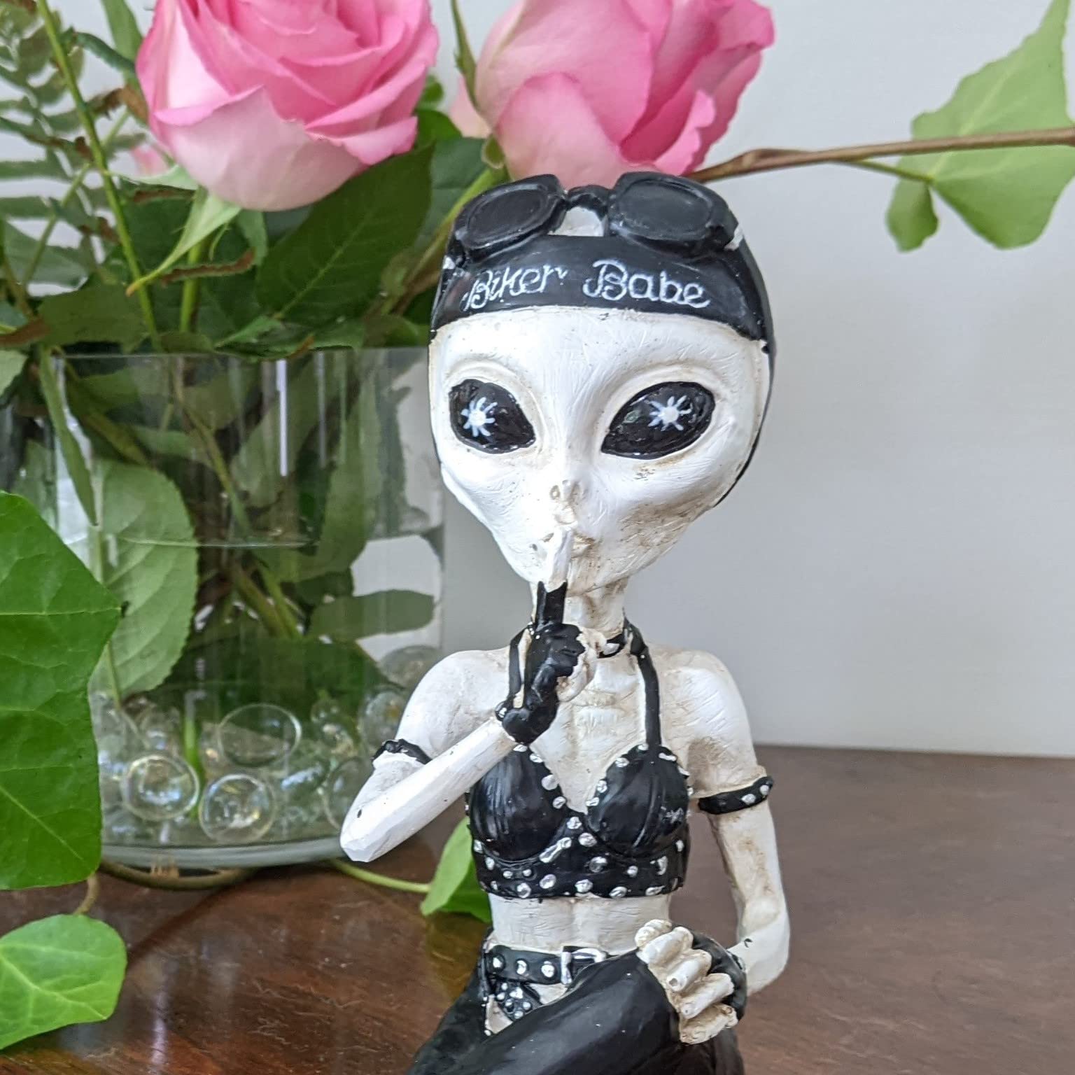 xanderzhou ザンダーゾウ　エイリアン　ビーニー Amazon.com: John Bernard & Company Alien Invasion Biker Babe