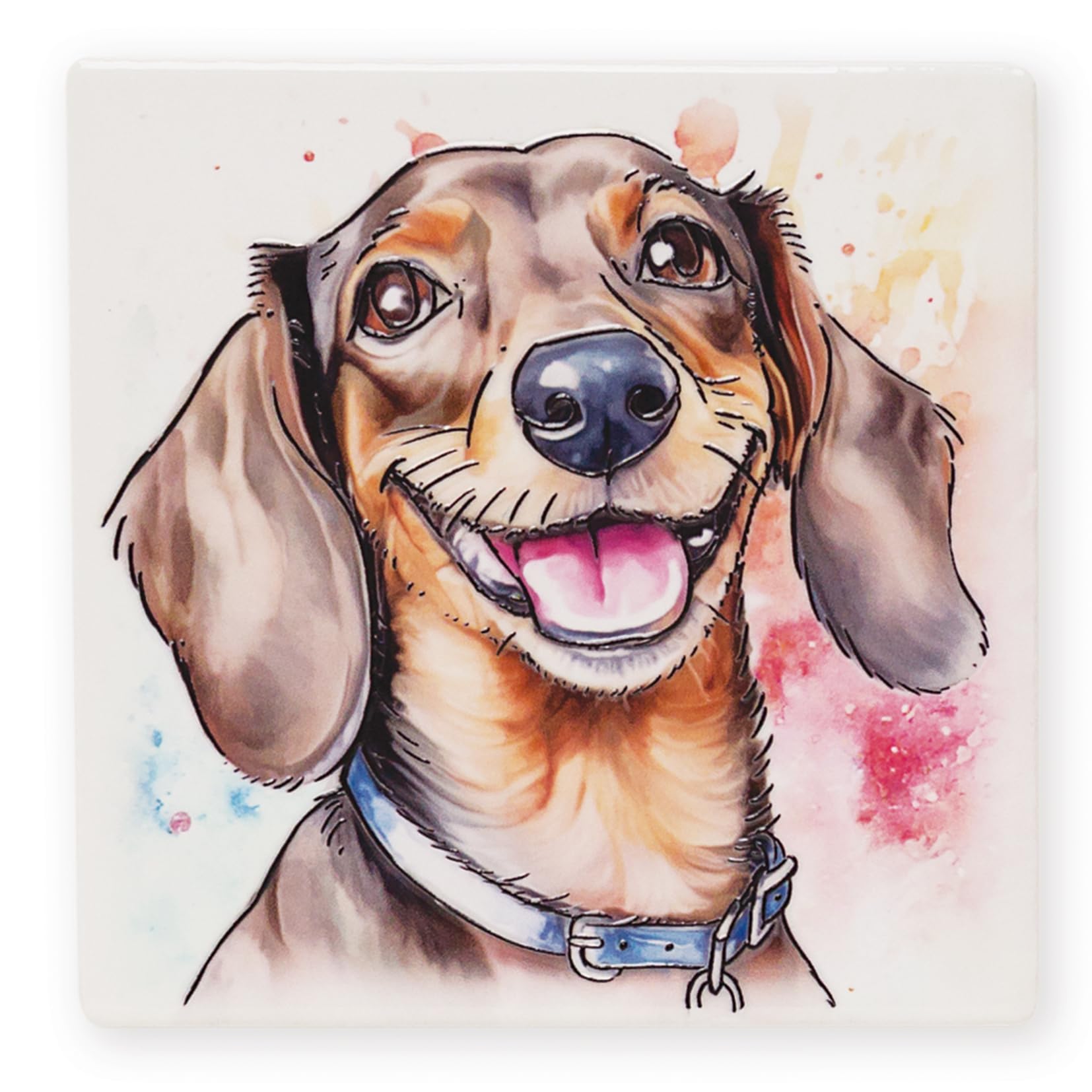 Arora Design Dachshund Ceramic Coaster