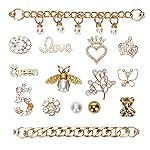 BVSTJIUJI Fashion cute girl designer bling shoe charms birthday for gift teens kids women