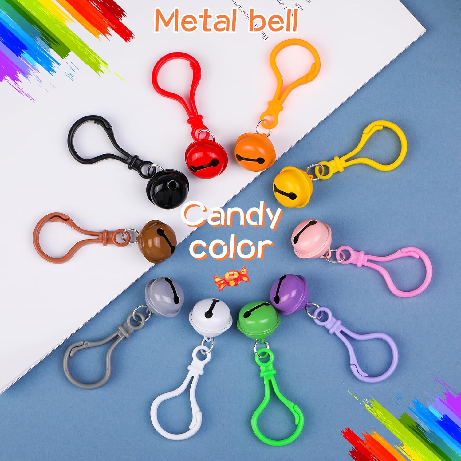 150 Pcs Plastic Keychain Clip Lobster Claw Clasps, Multicolor Lobster Clasp Keychain with Jump Rings, Plastic Keychains for Crafts DIY Handmade, Lanyard Clips and Hooks - Image 5