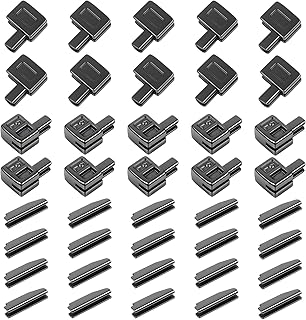 20 Sets Metal Zipper Latch Slider Retainer Zipper Repair Kit Insertion Pin Zippers Bottom Zip Sewing Replacement DIY Zippers Stopper for Coats Jacket Repair and Replacement