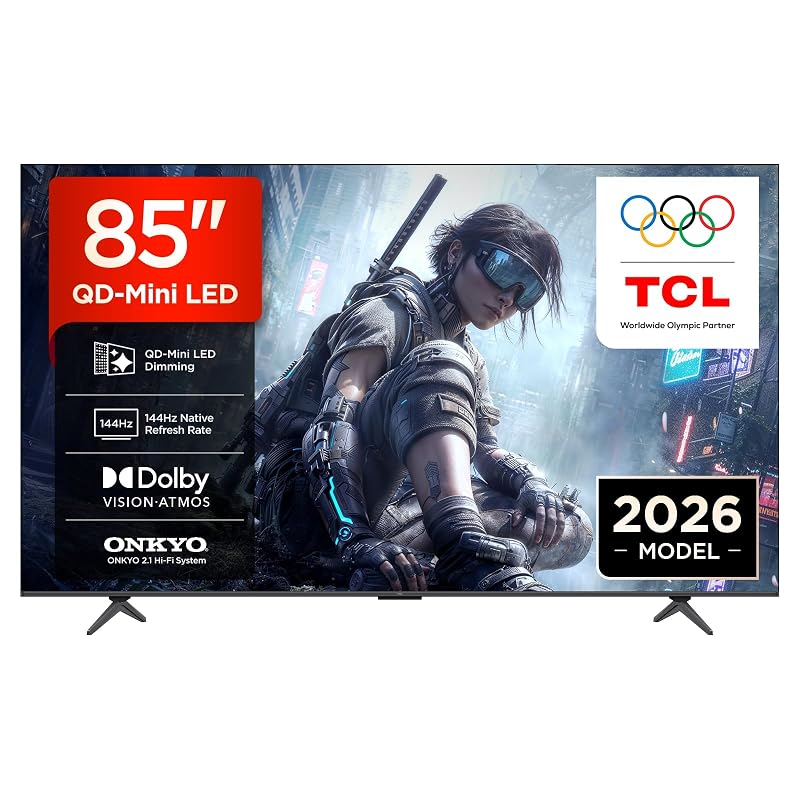 TCL 85T8D — 85 pollici con 144Hz al prezzo di un 65″