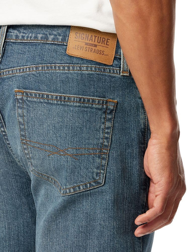 Levi Strauss Signature Gold Men's Straight Fit Jeans - Image 5