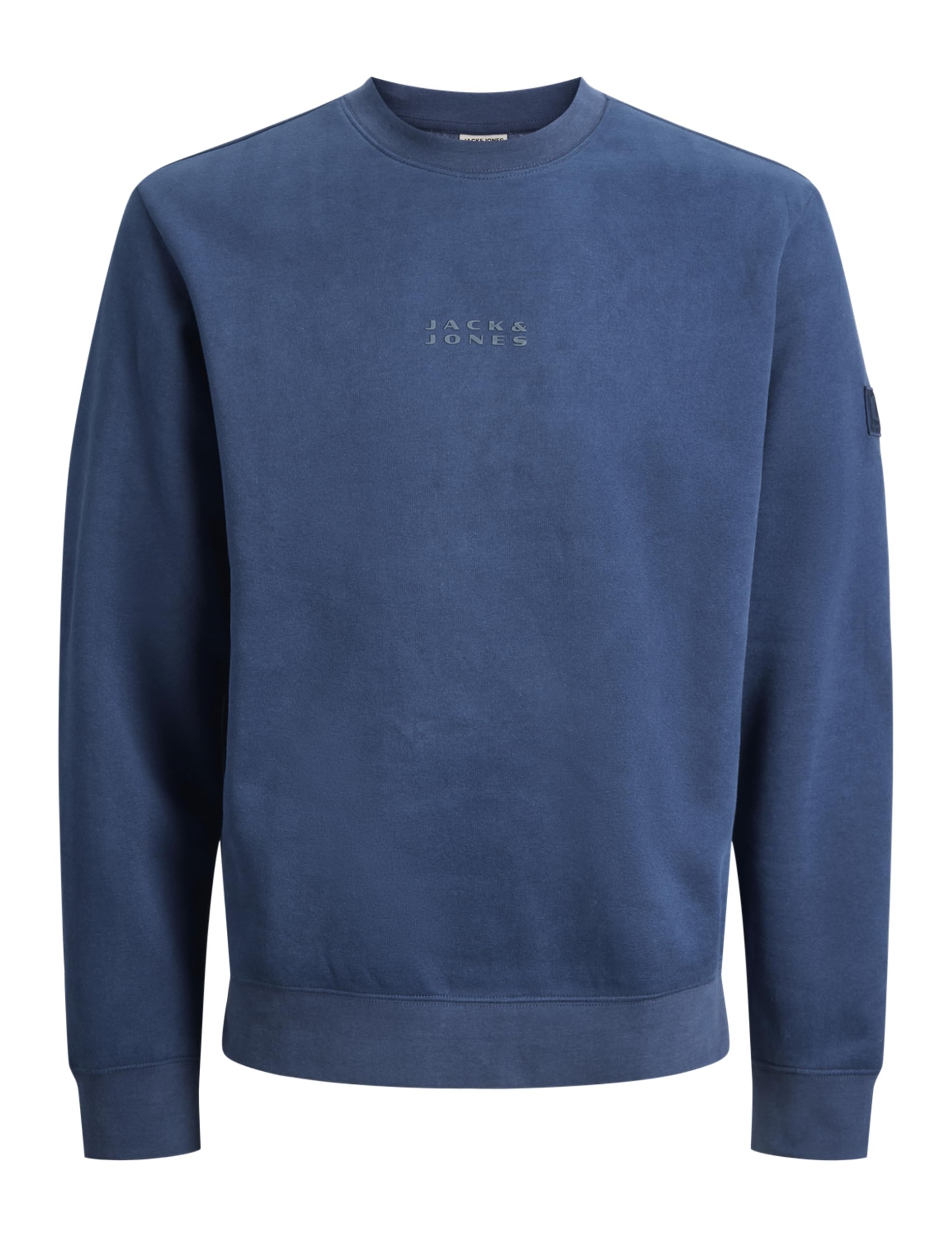 JACK & JONES Sweat Badge Crew Neck BF Jcopoint-Insignia de Sudor con Cuello Redondo para Hombre
