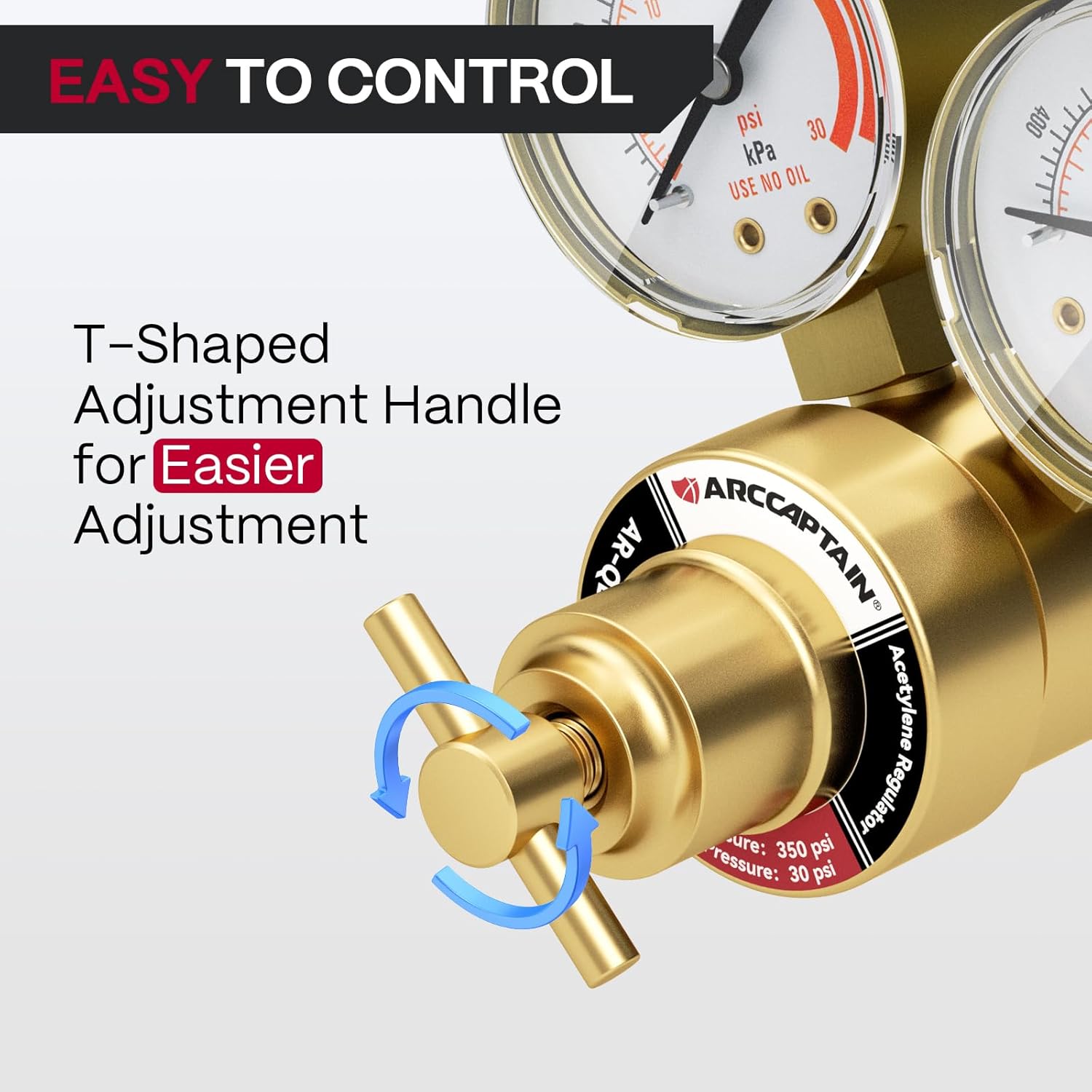 ARCCAPTAIN Oxy Acetylene Cutting Torch with Regulator Set