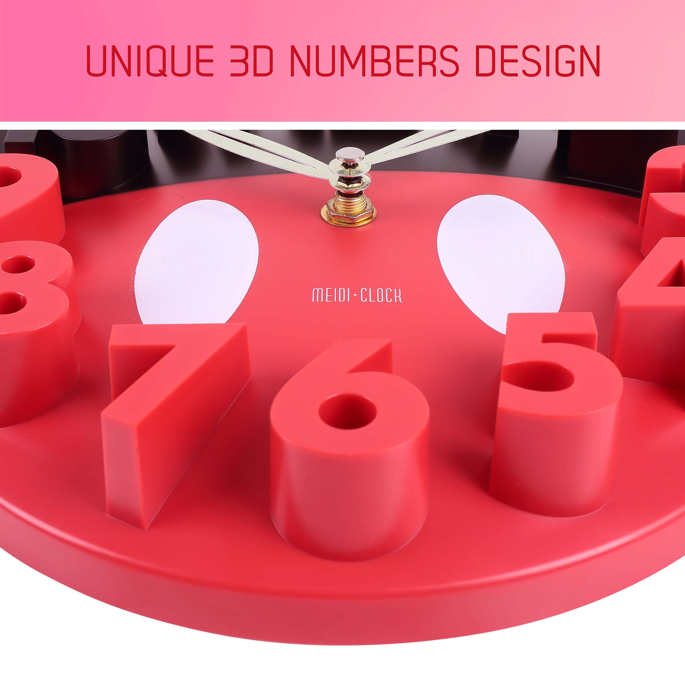 Amazon.co.jp: MEIDI CLOCK ミッキーマウスコンセプト 壁掛け時計 - 3D