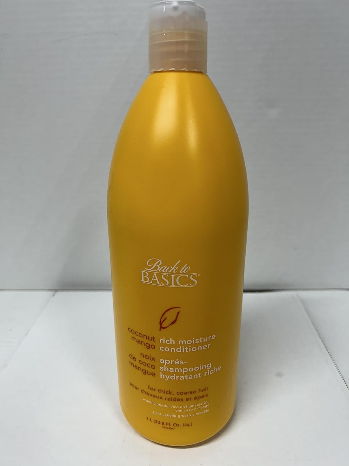 Back To Basics Coconut Mango Conditioner For Coarse Hair, 33.8-Ounce