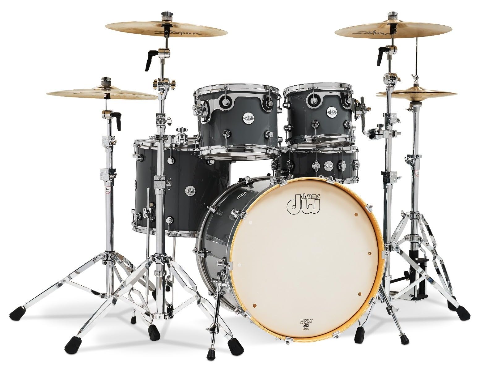 DW Design Series 4-piece Shell Pack - Steel Grey