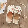 Linen House Slippers - Indoor Slippers Women All Seasons Slipper Lightweight Breathable Slip On Slides Casual Open-Toes Home Shoes Soft Bedroom Shoe Indoor Outdoor House Shoe For Women #1