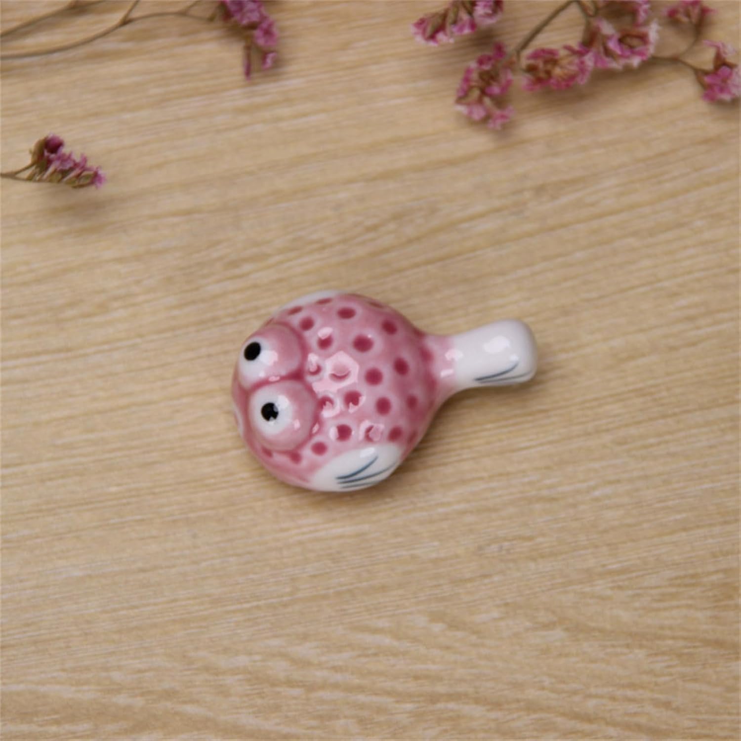 Of 6 Ceramic Pufferfish Chopstick Rest Holder Utensil Holders for Kitchen Utensil Pufferfish Holder