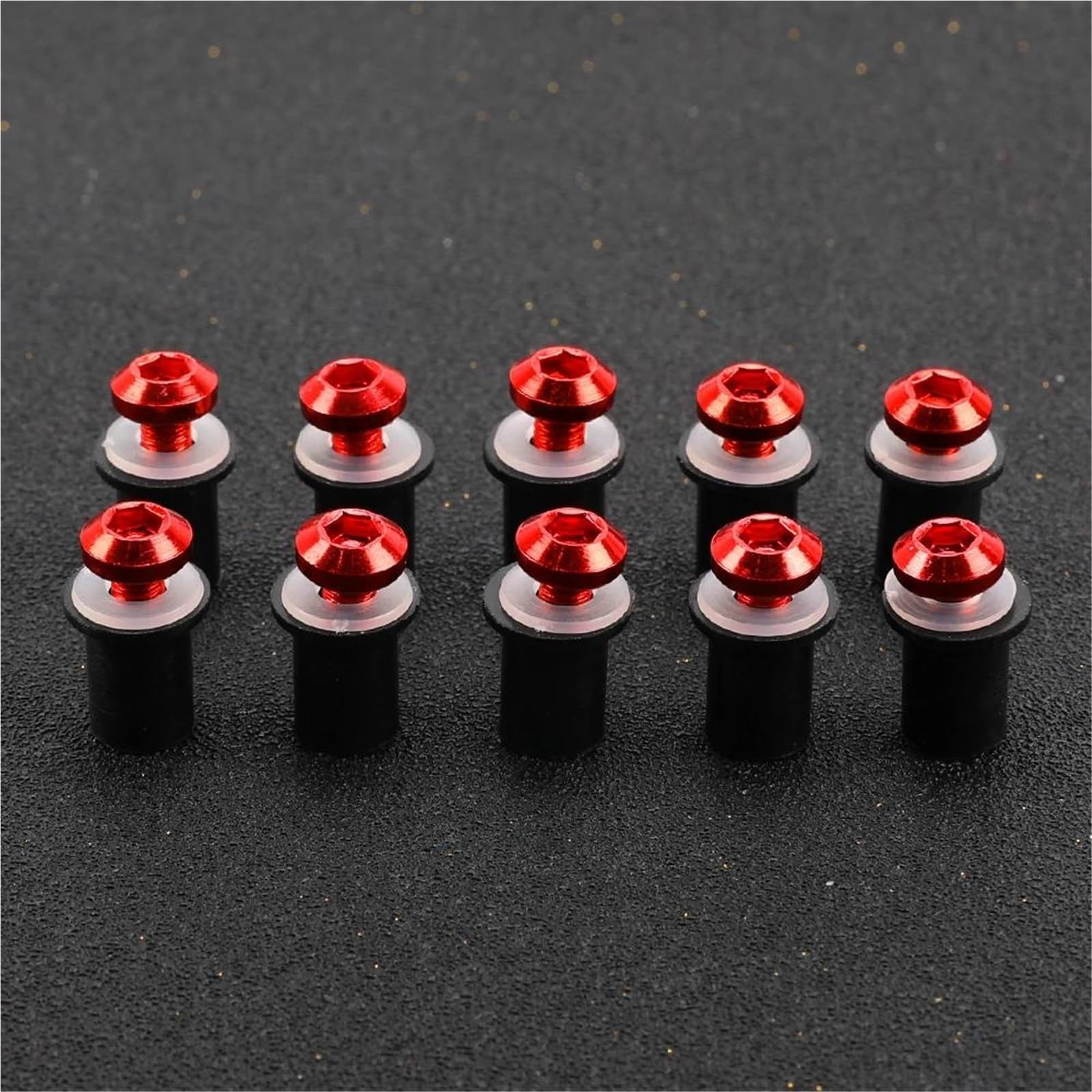 Kit de fixation M5 vis et écrous vert pour carénage CBR650R - 8