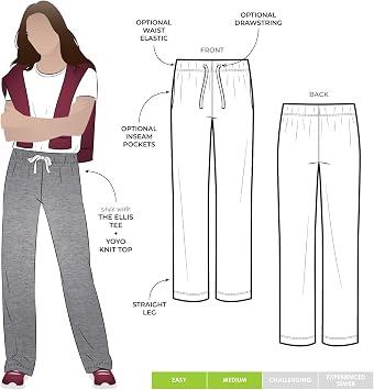 Style Arc Sewing Pattern - Anna Pant Sizes 18-30
