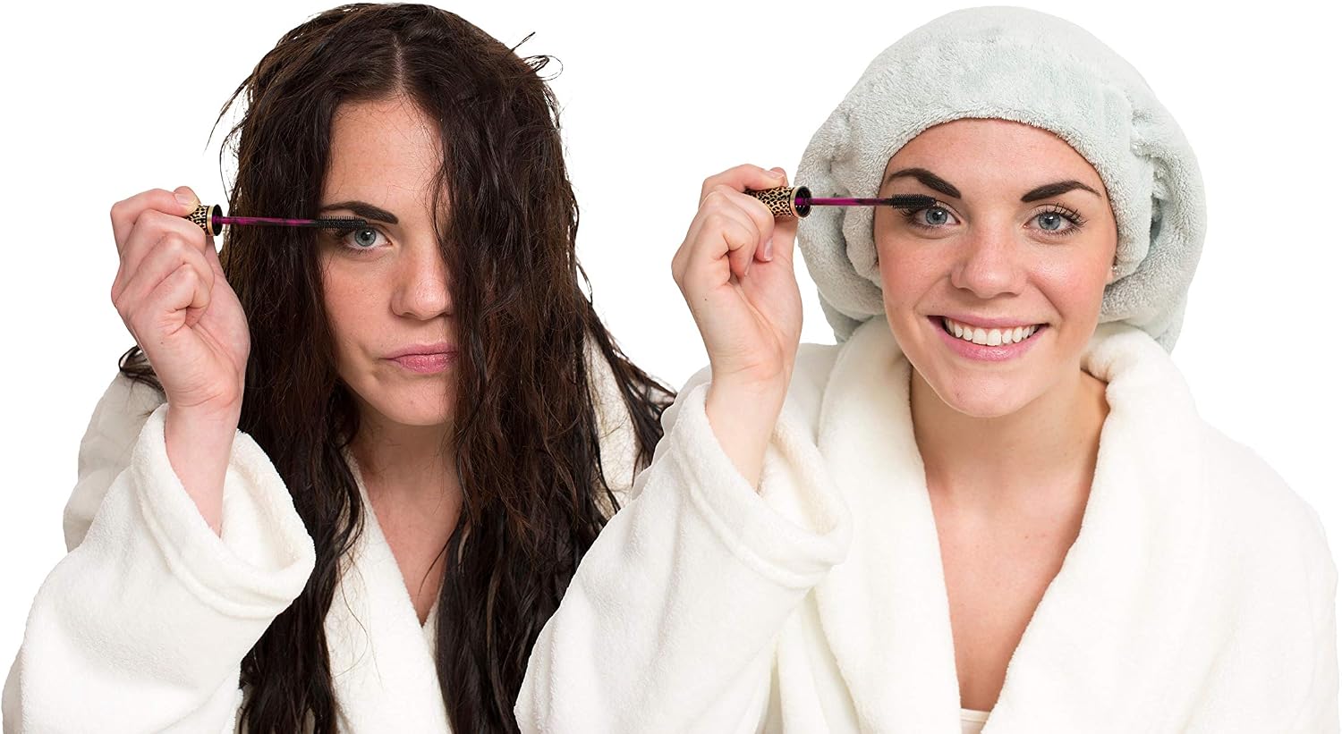 Microfiber Hair Towel-White