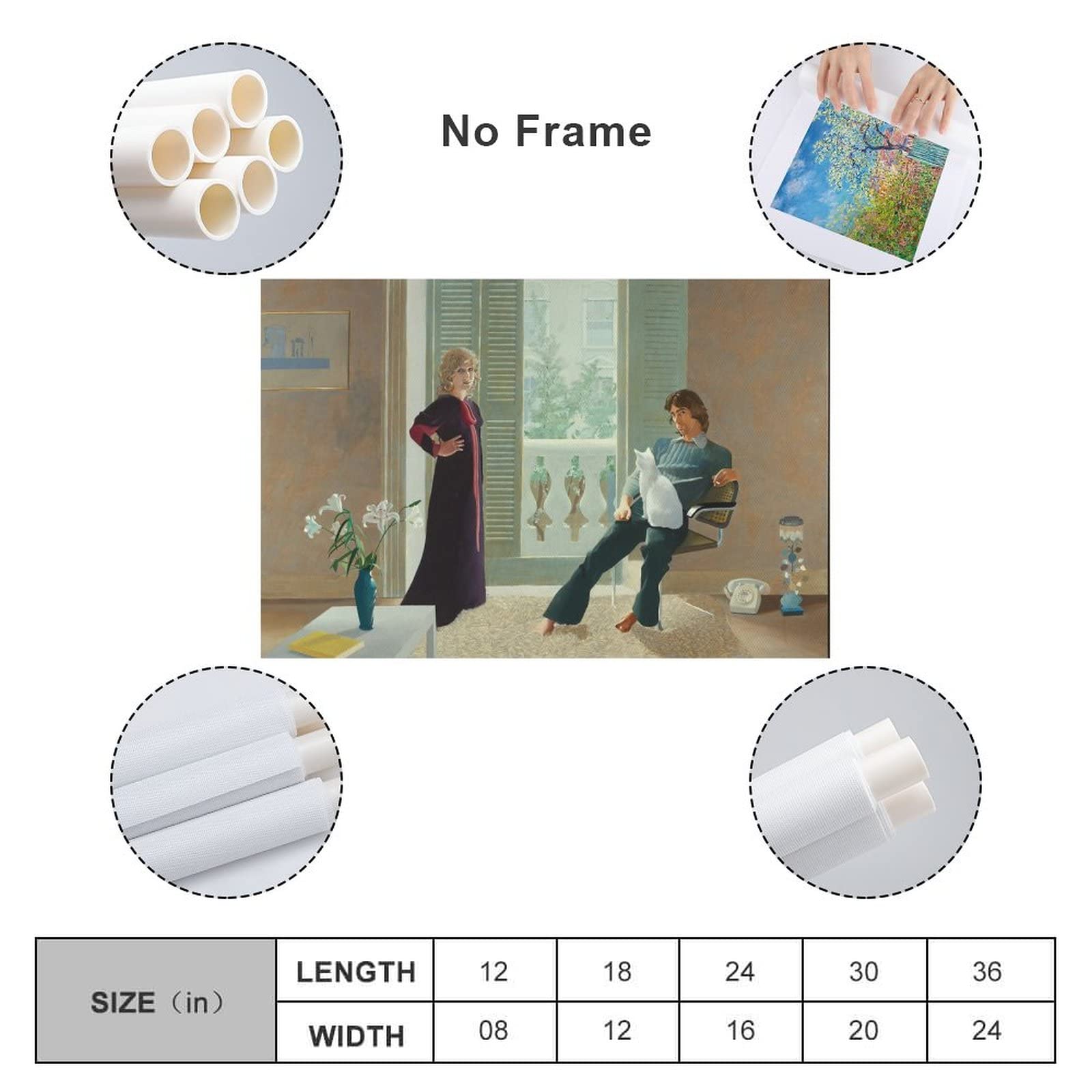 David Hockney - Mr And Mrs Clark And Percy [1971] Cover Poster HD