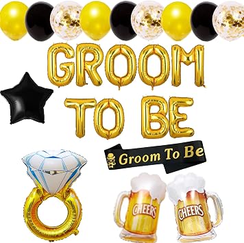 Bachelor Party Decorations for Men, Groom To Be Decorations
