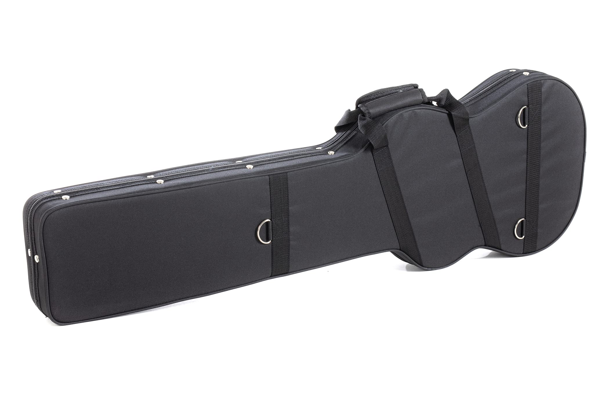 GEWA estuche para guitarra FX Light Weight Softcase para bajo eléctrico forma P, estuche moldeado negro