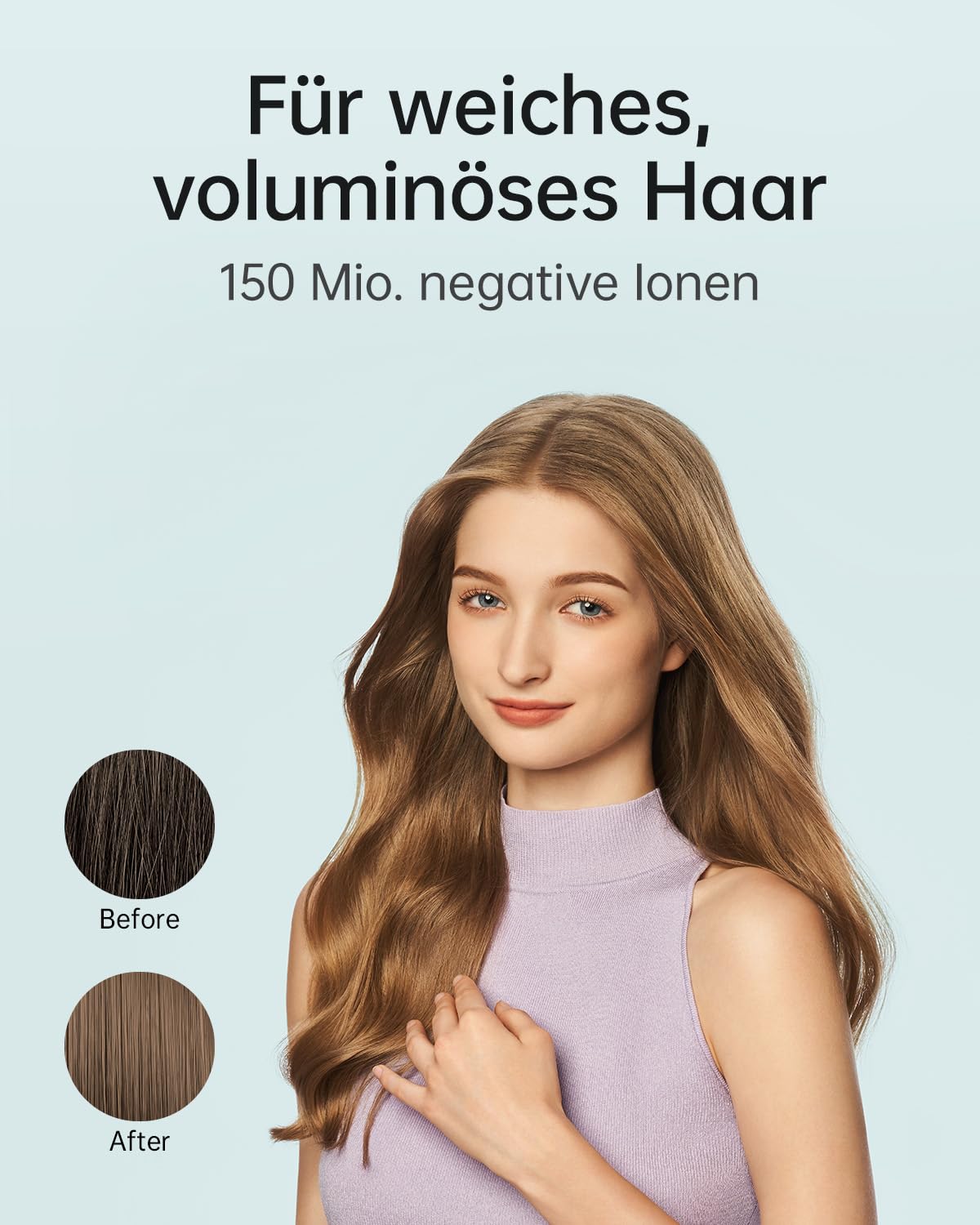 Laifen SE Lite Haartrockner, 345 g leicht, 100.000 U/min, Mintgrün