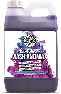 Extreme Bodywash & Wax Foaming Car Wash Soap - Soap for Foam Cannons, Foam Guns, or Bucket Washes for Cars, Trucks, Motorcycles, RVs, and More, Grape Scent - 64 oz (Half Gallon)