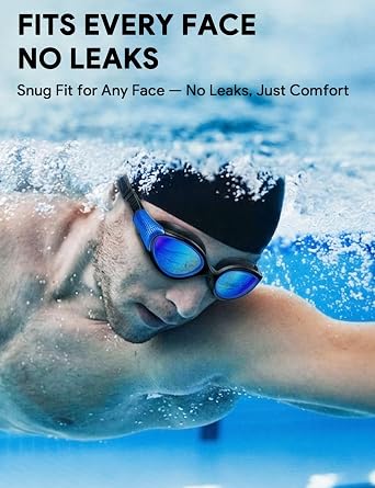 Swim Goggles - Unisex Adult Men Women Youth Swimming Goggles Anti-Fog Anti UV No Leakage Clear Vision Pool Goggles