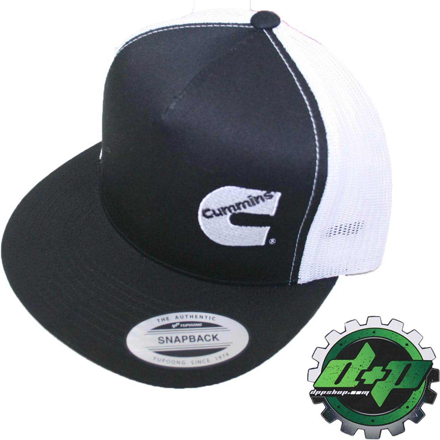 Diesel Power Plus Dodge Cummins Trucker mesh Summer Cummings hat Ball Cap Flat Bill snap Back Base