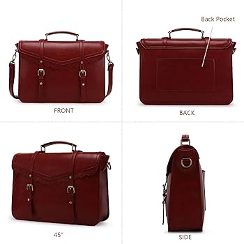 ECOSUSI 女性用　ブリーフケース Amazon.co.jp: ECOSUSI レディース ブリーフケース ビーガン