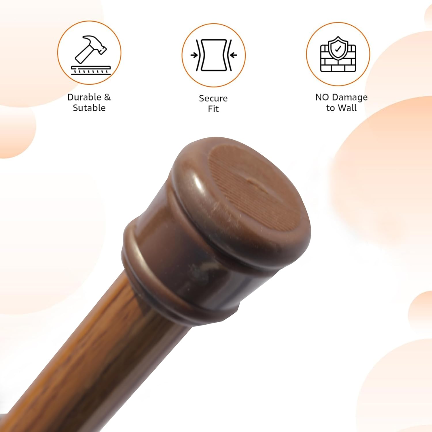 New Year Sale Homecloud Expandable Shower Curtain Rod, Extendable Room Div...