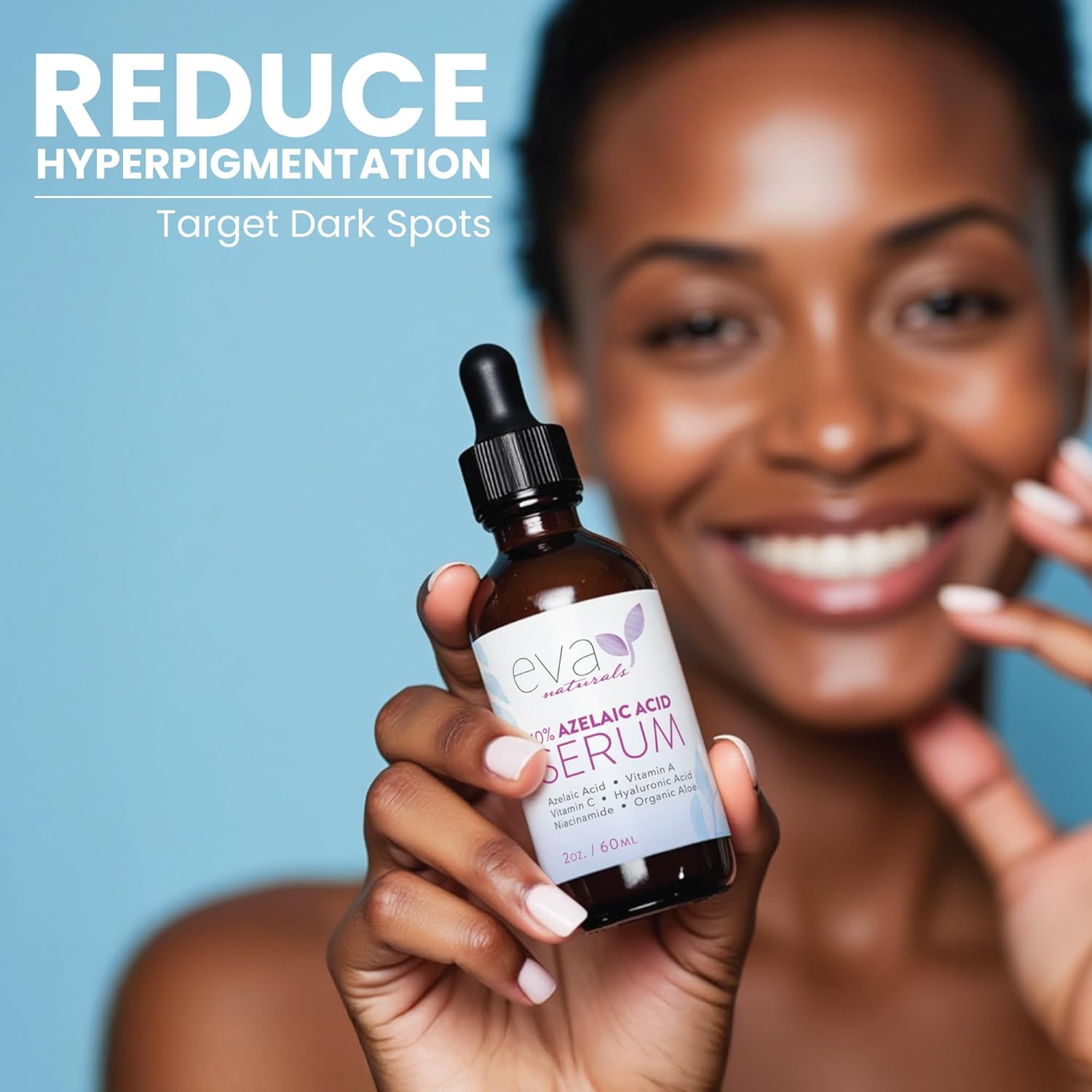 Azelaic Acid 10% Facial Serum – With Niacinamide, Hyaluronic Acid – Lightweight Face Serum – 2 oz 2 Fl Oz (Pack of 1)