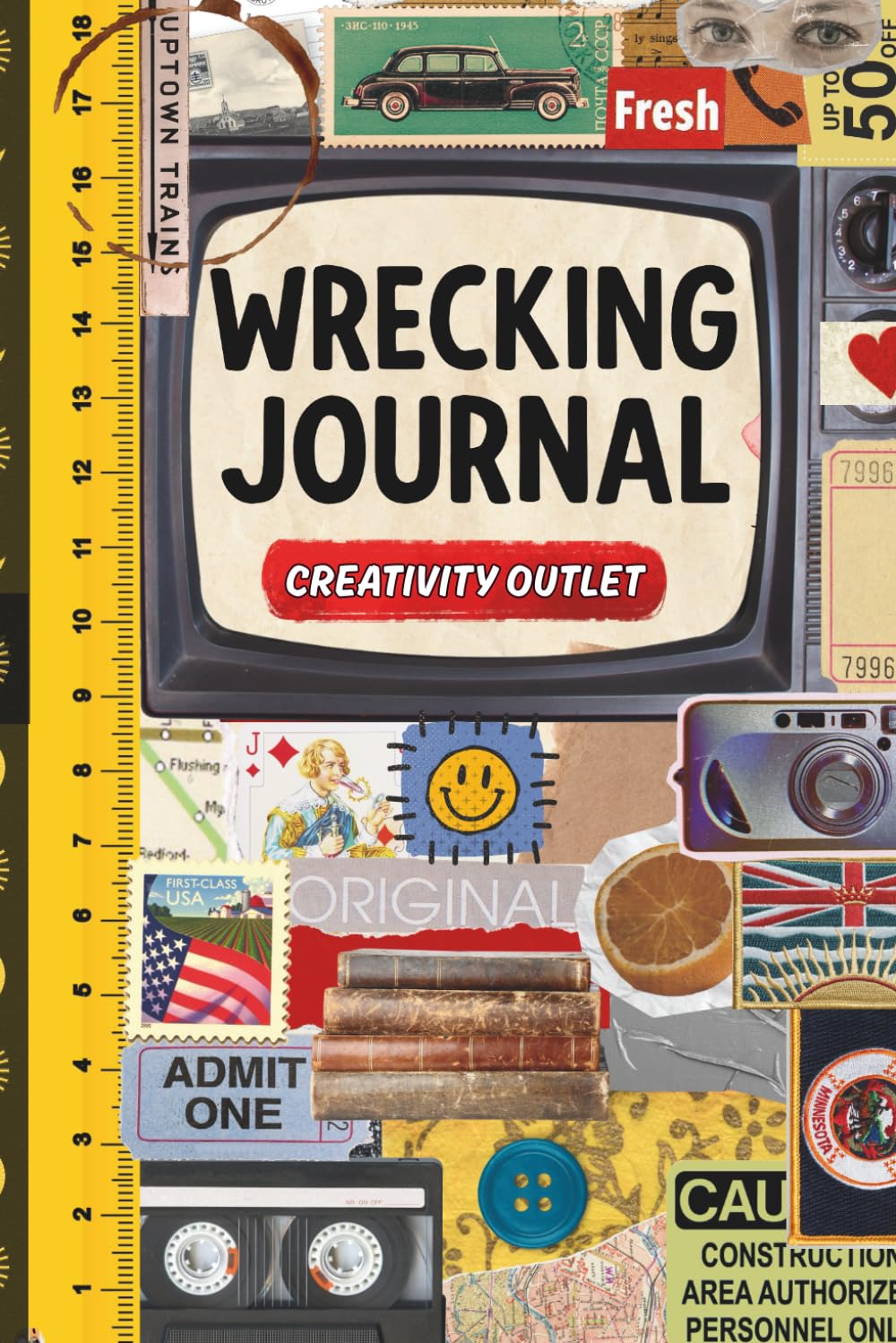 Wrecking Journal: Creative Book with Funny Cute and Challenging Tasks to Complete, Stress and Anxiety Relief Diary for all ages