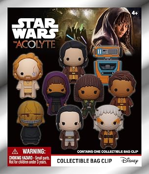 Star Wars Acolyte Series 1 5" Collectible Bag Clip Blind Bag ONE Random Figure Sci-Fi Character Keychain/Backpack Accessory | Official Licensed Merchandise
