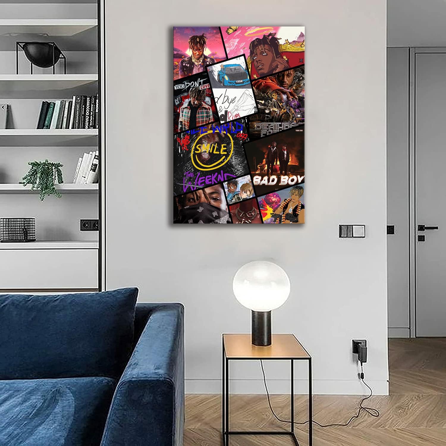 Buy Wall Art Rapper Cover Album Poster Modern Bar Cafe Decoration Fans ...