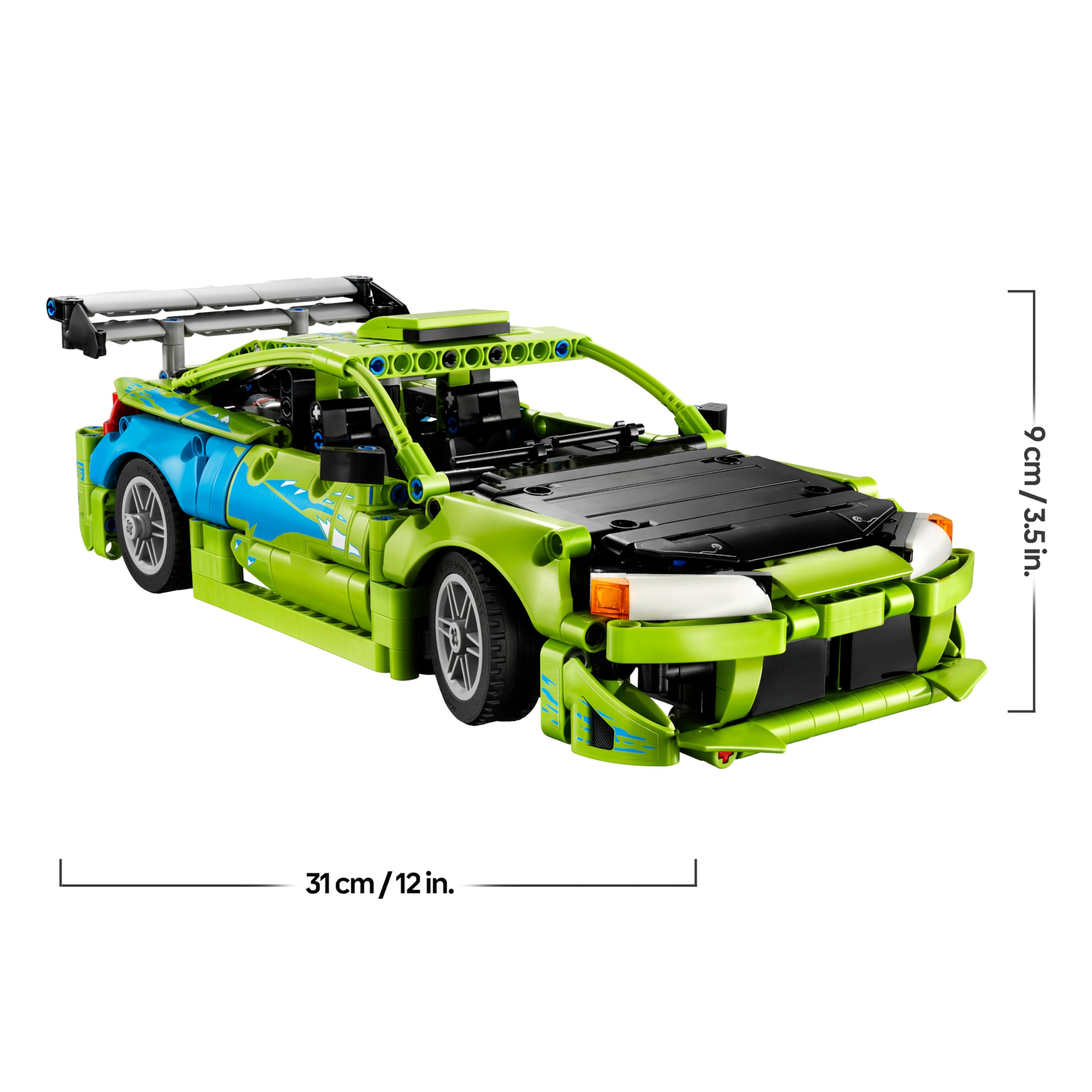 LEGO Technic Auto Mitsubishi Eclipse Fast and Furious - Kit Modellismo STEM da Collezione con Sterzo e 2 Bombole di NOS - Regalo per Ragazzi da 14 anni in su e Fan Adulti dei Film - 42229