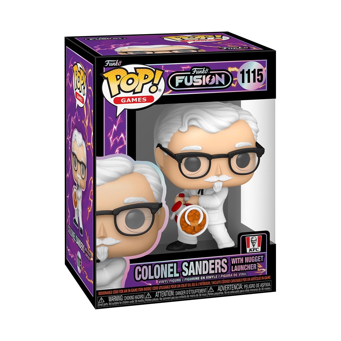 Amazon.com: Funko Pop! Ad Icons: Fusion - Colonel Sanders - 1/6