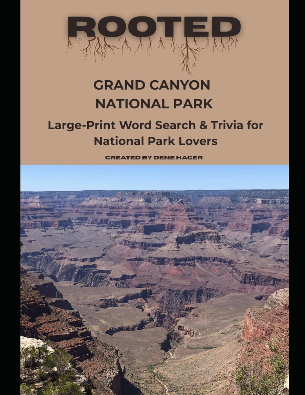 Rooted: Grand Canyon National Park: Large‑Print Word Search & Trivia for National Park Lovers (National Parks Trivia & Word Search)