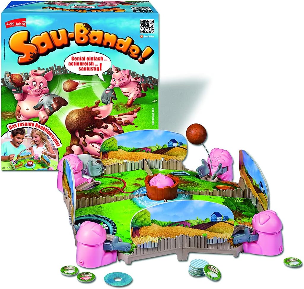 Ravensburger 22267 4 "Sau-Bande!" Action Game