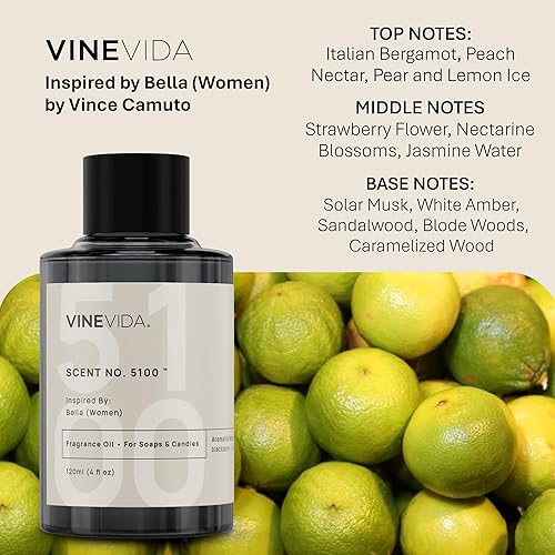 Miniatura 103 de VINEVIDA Aceite aromático n.º 4800 inspirado en un millón de hombres para fabricación de velas y jabón, fabricado en Estados Unidos